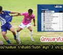 กำแพงเพชร-นักรบชากังราว เปิดบ้านเสมอ ราชันย์ตะวันตก สนุก 3 ประตูต่อ 3 ในเกมพลัดกันนำพลัดกันตาม ในการแข่งขันฟุตบอลไทยลีก 3 Matchday 1 โซนภาคเหนือ