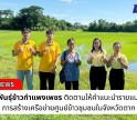 กำแพงเพชร-ศูนย์เมล็ดพันธุ์ข้าวกำแพงเพชร ติดตามให้คำแนะนำรายแปลงและดูแลการสร้างเครือข่ายศูนย์ข้าวชุมชนในจังหวัดตาก