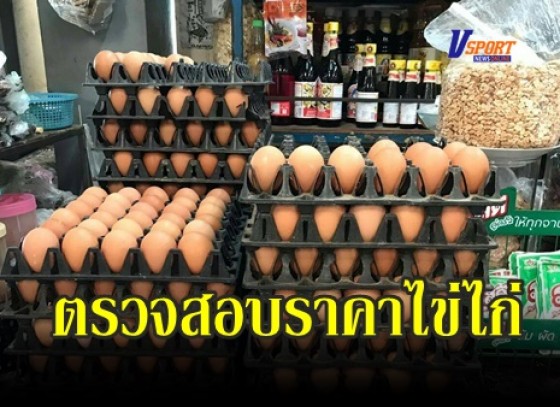 กำแพงเพชร-ปศุสัตว์อำเภอพรานกระต่าย ออกพื้นที่ตรวจสอบราคาไข่ไก่