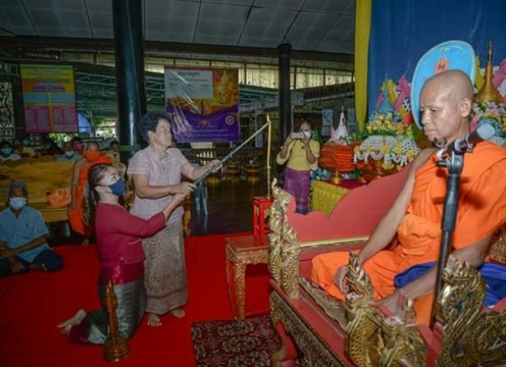 กำแพงเพชร-วัดไตรภูมิ จัดอุปสมบทนาคหมู่ เฉลิมพระเกียรติพระเจ้าอยู่หัว รัชกาลที่ ๑๐