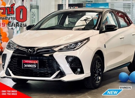 โปรโมชั่นพิเศษ สาดความคุ้ม TOYOTA YARIS รถแฮทช์แบ็กยอดนิยมที่จะเข้ามาเติมสีสันในชีวิตของคุณ