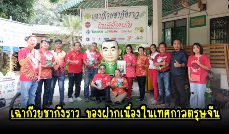 กำแพงเพชร-ประชาชนต่างพากันมาซื้อเฉาก๊วยชากังราว ไปเป็นของฝากเนื่องในเทศกาลตรุษจีน