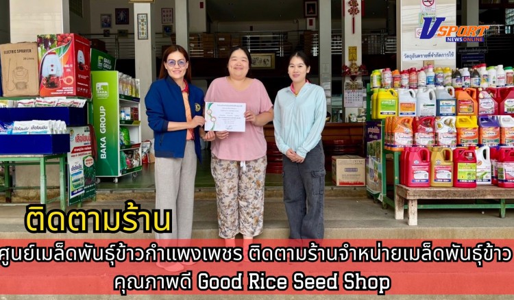 กำแพงเพชร-ศูนย์เมล็ดพันธุ์ข้าวกำแพงเพชร ติดตามร้านจำหน่ายเมล็ดพันธุ์ข้าวคุณภาพดี Good Rice Seed Shop