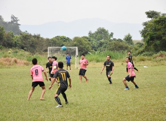 การแข่งขันฟุตบอล 7 คน ปีใหม่ชน เผ่าม้ง บ้านป่าคา